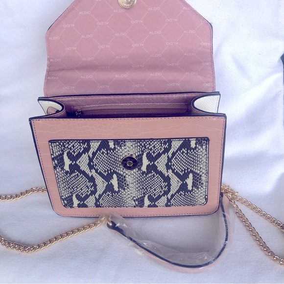 Aldo Tri-Color Crossbody Animal Print Handbag. NWT - Picture 4 of 13